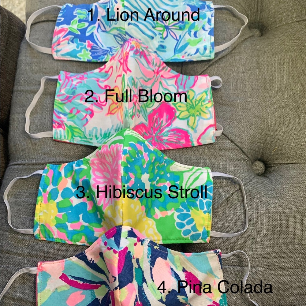 Lilly Pulitzer mask